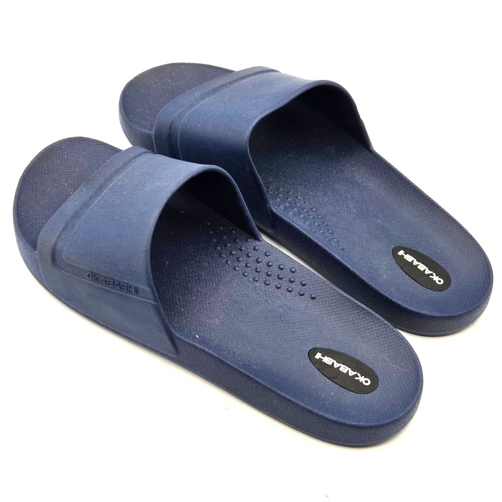 Okabashi NAVY BLUE Men's Slide Coast Sandals Size‎ 11